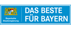 Logo Bayer. Staatsregierung Das Beste für Bayern
